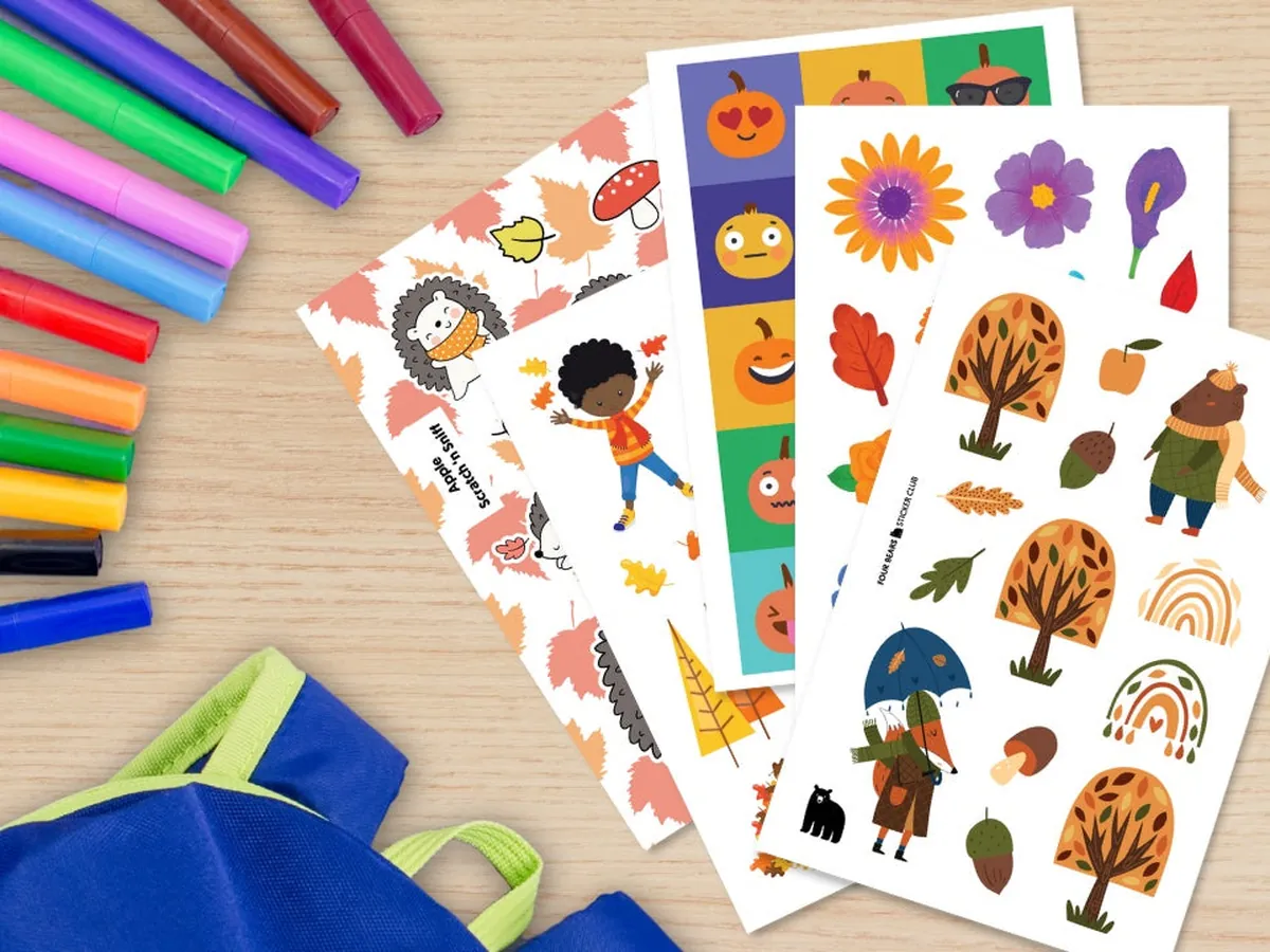 Four Bears Sticker Club